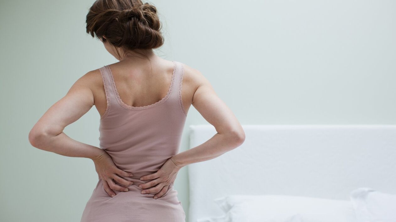 bolečine v spodnjem delu hrbta